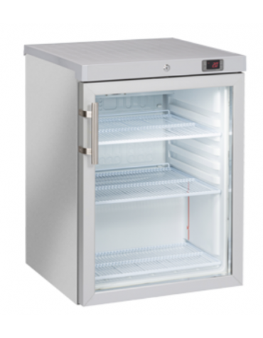 Armadio refrigerato inox con interno in termoformato - Lt. 200 - refrigerazione roll bond con ventola - cm 60x62,5x85,3h