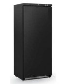 Armadio refrigerato nero con interno in termoformato - Lt. 600- Refrigerazione roll bond +2°/+10°C - cm 77,5x74,4x190h