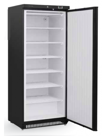 Armadio congelatore nero con interno in termoformato - Lt. 600 - Refrigerazione statica -22°/-18°C - cm 77,5x74,4x190h