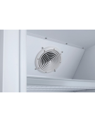 Vetrina bevande refrigerata colore bianco - Lt. 350 - Refrigerazione Roll-Bond +1°/+10° - Classe D - cm 68,5x68x175,5h