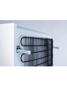 Vetrina bevande refrigerata colore bianco - Lt. 350 - Refrigerazione Roll-Bond +1°/+10° - Classe D - cm 68,5x68x175,5h