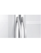 Vetrina bevande ventilata +1°/+10°C, in acciaio verniciato bianco con doppia porta a battente - Lt 1147 - cm 135x73,4x203,5h