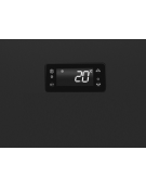 Banco birra alla spina in acciaio verniciato nero - N°6 fusti da Lt 20 - Refrigerazione ventilata +1°/+5°C - cm 123x64x99,4h