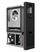 Banco birra alla spina in acciaio verniciato nero - N°6 fusti da Lt 20 - Refrigerazione ventilata +1°/+5°C - cm 123x64x99,4h