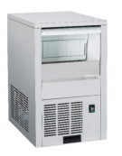 Fabbricatore di ghiaccio a cubetto cavo in acciaio inox - Produzione giornaliera Kg 20 - contenitore Kg 6 – cm 36.4x49,5x60,1h
