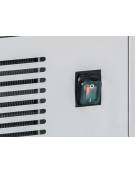 Fabbricatore di ghiaccio a cubetto cavo in acciaio inox - Produzione giornaliera Kg 20 - contenitore Kg 6 – cm 36.4x49,5x60,1h