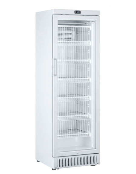 Armadio congelatore statico -15°/-25°C con porta a vetro- esterno in lamiera verniciata bianca - Classe D - cm 59,5x63,8x185,9h