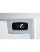 Armadio congelatore statico -15°/-25°C con porta a vetro- esterno in lamiera verniciata bianca - Classe D - cm 59,5x63,8x185,9h