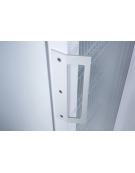 Armadio congelatore statico -15°/-25°C con porta a vetro- esterno in lamiera verniciata bianca - Classe D - cm 59,5x63,8x185,9h