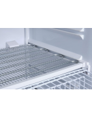 Armadio congelatore statico -15°/-25°C con opalina e porta a vetro - esterno in lamiera verniciata bianca - cm 59,5x63,8x198,4h