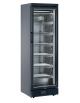 Armadio congelatore statico -15°/-25°C con porta a vetro- esterno in lamiera verniciata nera - Classe D - cm 59,5x63,8x185,9h