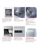 Lavaoggetti professionale industriale - Cesto cm 60x63 - Altezza utile massima cm 65