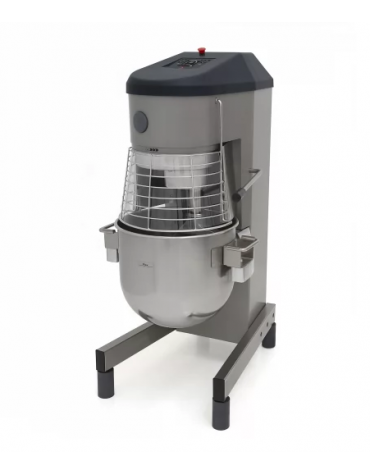 Impastatrice planetaria professionale 40 Litri,variatore di velocità - POTENZA W 1.400 - MONOFASE - mm 586x777x1202h