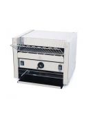 Tostapane professionale in acciaio inox a nastro orizzontale da mm 370 - 900 fette orarie - Potenza Kw 2,8