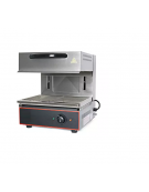 Salamandra mobile in acciaio inox -  Potenza W 2800 -  Area cottura cm 44x32 - cm 47,5x51x53h