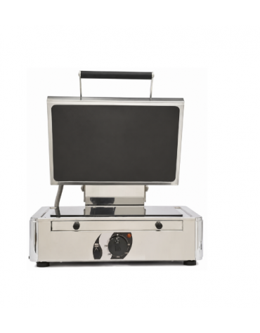 Piastra elettrica media in Vetroceramica - Piano cm 36,8x24,8 - MONOFASE Potenza 3 Kw - Piastra inferiore/superiore liscia