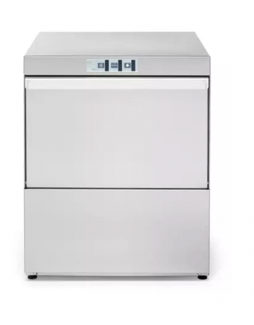Lavabicchieri professionale cesto quadrato cm 50x50 - Altezza massima bicchiere cm 26 - N° 2 Programmi - Monofase