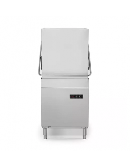 Lavastoviglie a capotta con 3 cicli di lavaggio e vasca stampata - cesto cm 50x50, altezza utile cm 43 - Trifase