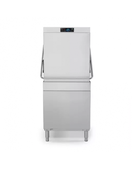 Lavastoviglie a capotta - 6 cicli di lavaggio con pompa di scarico inclusa - cesto cm 50x50 - Display LCD - Trifase