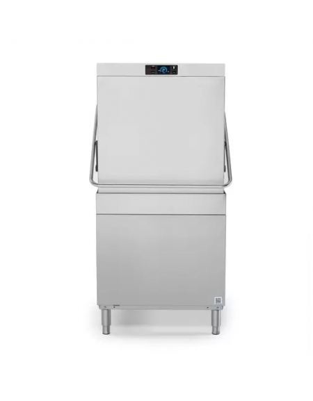 Lavastoviglie a capotta - 6 cicli di lavaggio con pompa di scarico inclusa - cesto cm 50x60 - Display LCD - Trifase