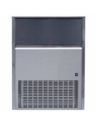 Fabbricatore di ghiaccio a cubetti pieni formato LARGE - Produzione giornaliera 54 Kg - Contenitore da 30 Kg - Ad aria o acqua