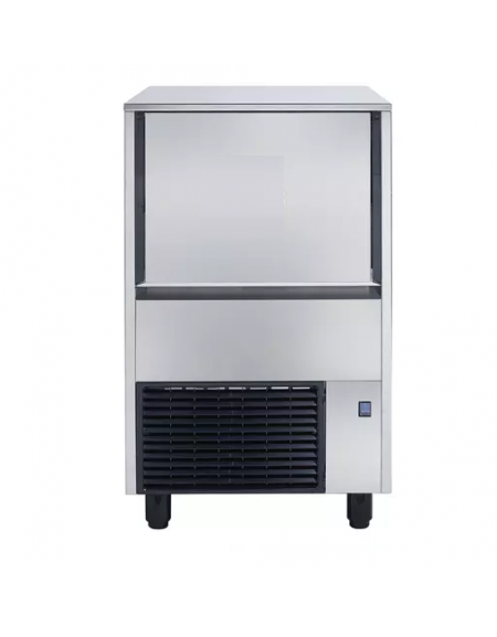 Fabbricatore produttore di ghiaccio a cubetti vuoti - Produzione giornaliera 49 Kg - Contenitore da 30 Kg - Ad aria o acqua