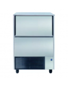 Fabbricatore produttore di ghiaccio a cubetti vuoti - Produzione giornaliera 58 Kg - Contenitore da 30 Kg - Ad aria o acqua