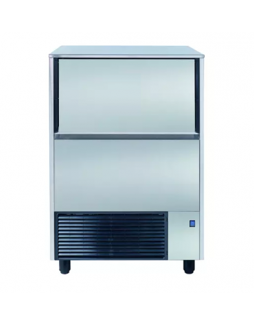 Fabbricatore produttore di ghiaccio a cubetti vuoti - Produzione giornaliera 80 Kg - Contenitore da 37 Kg - Ad aria o acqua