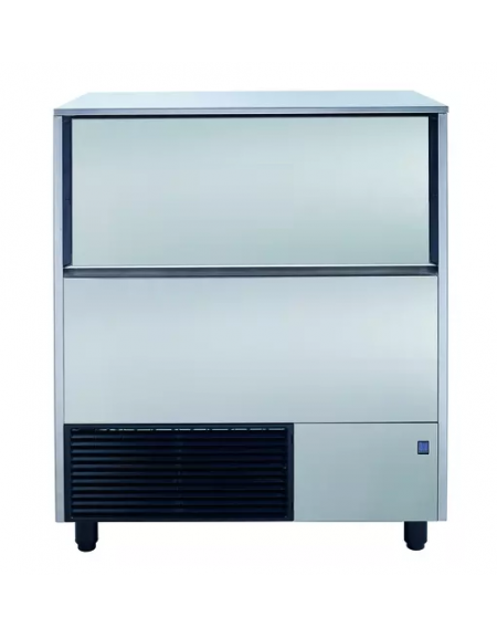 Fabbricatore produttore di ghiaccio a cubetti vuoti - Produzione giornaliera 122 Kg - Contenitore da 50 Kg - Ad aria o acqua