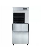 Fabbricatore produttore di ghiaccio triturato granulare - Produzione giornaliera 182 Kg - Contenitore da 64 Kg - Ad aria o acqua