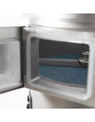 Pelapatate elettrico professionale in acciaio inox - Capacità Kg 5 - Produzione oraria Kg 100 - mm 333x367x490h