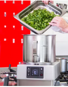 Combinato cutter tagliaverdure professionale con vasca da Lt 8 - Potenza Kw 1,5 - Con velocità variabile