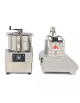 Combinato cutter tagliaverdure professionale con vasca da Lt 5,5 - capacità Kg 650 - Potenza Kw 1,5 - Con velocità variabile