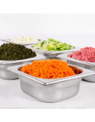 Combinato cutter tagliaverdure professionale con vasca da Lt 8 - capacità Kg 650 - Potenza Kw 1,5 - Con velocità variabile