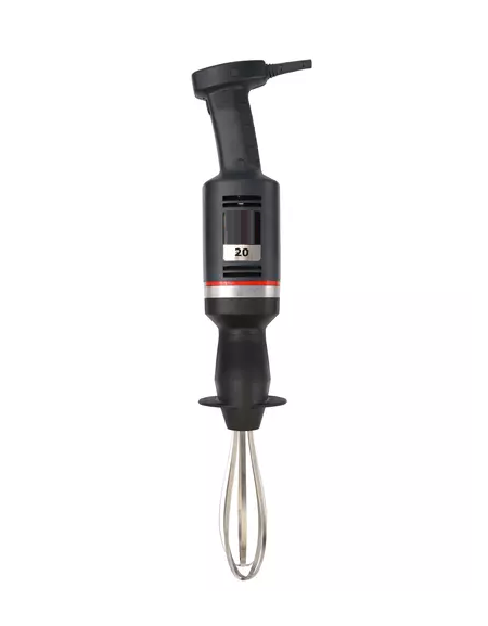 Mixer ad immersione professionale con frusta - capacità 2/30 albumi - Potenza Watt 300 - Velocità variabile da 200 a 1800 rpm