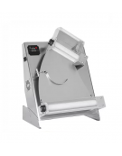 Stendipizza in acciaio inox - rullo superiore inclinato - diametro pizza da 14 a 29 cm - Potenza Watt 240 - cm 48x38x66h