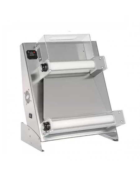 Stendipizza in acciaio inox - rulli paralleli - diametro pizza da 26 a 40 cm - Potenza Watt 240 - cm 59x44x72h