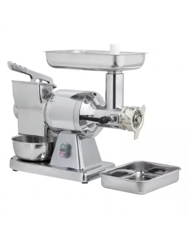 Abbinato Tritacarne + Grattugia professionale - gruppo di macinazione inox 18/8 e alluminio - Potenza Watt 750 - Monofase