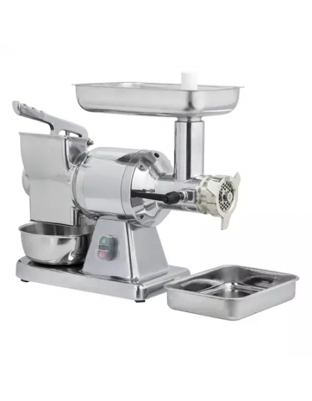 Abbinato Tritacarne + Grattugia professionale - gruppo di macinazione inox 18/8 e alluminio - Potenza Watt 750 - Monofase