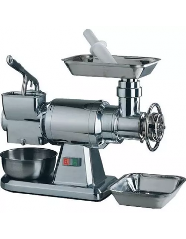 Abbinato Tritacarne + Grattugia professionale - gruppo di macinazione inox 18/8 e alluminio - Kw 1,1 - Monofase o Trifase