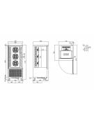 Abbattitore MULTIFUNZIONE 10 teglie GN 1/1 o 60x40 Con funzioni di scongelamento , lievitazione , lenta cottura ed essiccazione