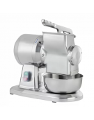Grattugia professionale per formaggio e pane, struttura alluminio e gruppo motore inox - Watt 370- cm 25x29x29h