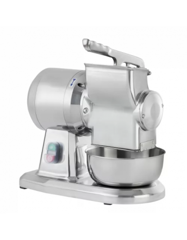 Grattugia professionale per formaggio e pane, struttura alluminio e gruppo motore inox - Watt 370- cm 25x29x29h
