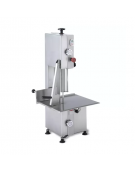Segaossa inox per macelleria - lama da mm 1550x16 - tavolo da lavoro mm 395x415 - ampiezza taglio mm 215 - Watt 750 - MONOFASE