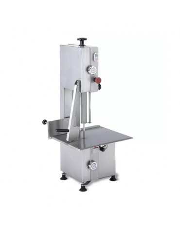 Segaossa inox per macelleria - lama da mm 1820x16 - tavolo da lavoro cm 40x47- ampiezza taglio mm 249 - Watt 1150- TRIFASE