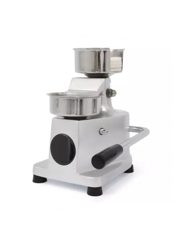 Hamburgatrice professionale in alluminio anodizzato - Diametro hamburger mm 100 - dimensioni esterne mm 235x230x275