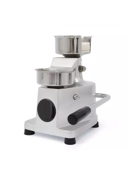 Hamburgatrice professionale in alluminio anodizzato - Diametro hamburger mm 100 - dimensioni esterne mm 235x230x275
