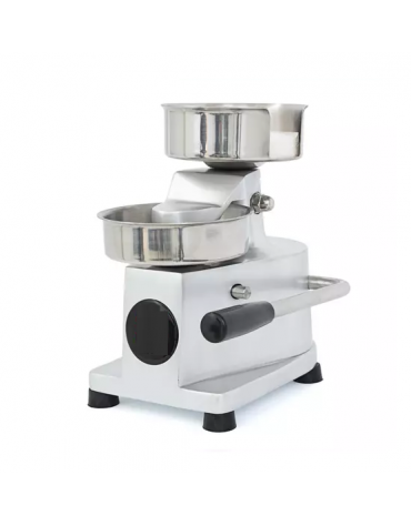 Hamburgatrice professionale in alluminio anodizzato - Diametro hamburger mm 130 - dimensioni esterne mm 290x210x275h