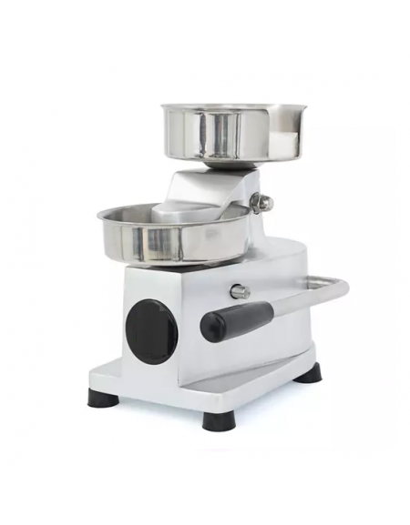 Hamburgatrice professionale in alluminio anodizzato - Diametro hamburger mm 130 - dimensioni esterne mm 290x210x275h