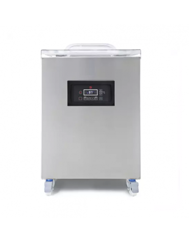 Confezionatrice sottovuoto digitale a pavimento - 2 barre saldanti cm 42 - Vuoto controllato da sensore - capacità pompa 40 m³/h